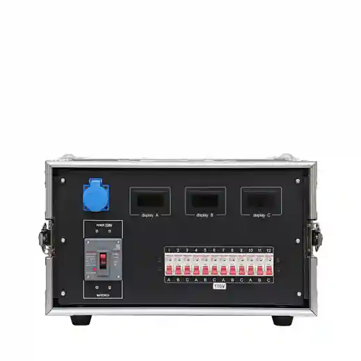 6chs Power Distro with US Edison Plugs and 63A/32A 5Pin Input